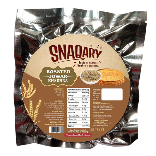 Roasted Jowar Khakhra (Pack of 4 / 8)